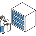 Server And People SVG Icon